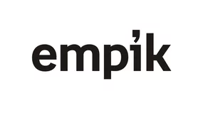 Logo Empik Obraz przedstawia logo firmy Empik